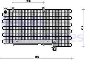 Delphi TSP0225013 - Condenser, air conditioning autospares.lv