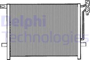 Delphi TSP0225118 - Condenser, air conditioning autospares.lv