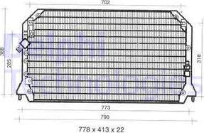 Delphi TSP0225309 - Condenser, air conditioning autospares.lv