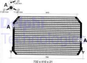 Delphi TSP0225308 - Condenser, air conditioning autospares.lv