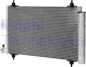 Delphi TSP0225250 - Condenser, air conditioning autospares.lv