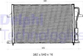 Delphi TSP0225275 - Condenser, air conditioning autospares.lv