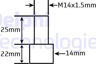 Delphi V22585013 - Shock Absorber autospares.lv