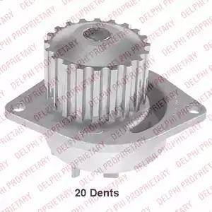 Delphi WP1603 - Water Pump autospares.lv