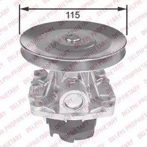 Delphi WP1062 - Water Pump autospares.lv