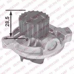 Delphi WP1871 - Water Pump autospares.lv