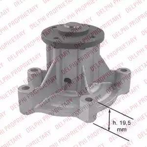 Delphi WP1878 - Water Pump autospares.lv