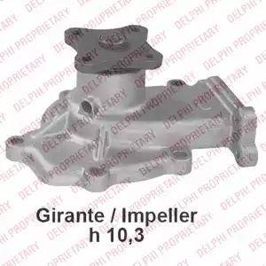 Delphi WP1742 - Water Pump autospares.lv