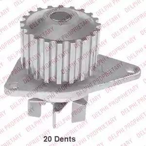 Delphi WP1773 - Water Pump autospares.lv