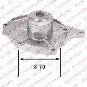 Delphi WP2450 - Water Pump autospares.lv