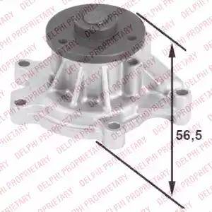 Delphi WP2464 - Water Pump autospares.lv