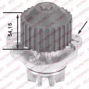 Delphi WP2502 - Water Pump autospares.lv