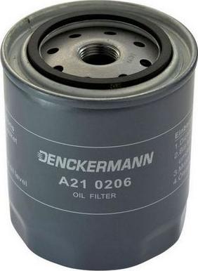 Denckermann A210206 - Oil Filter autospares.lv