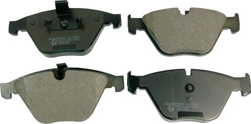 Denckermann B110999 - Brake Pad Set, disc brake autospares.lv