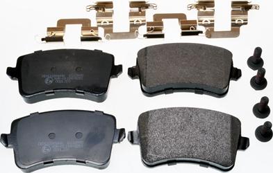 Denckermann B110995 - Brake Pad Set, disc brake autospares.lv