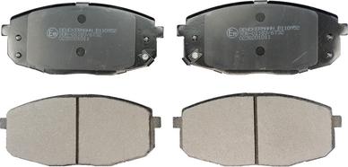 Denckermann B110952 - Brake Pad Set, disc brake autospares.lv