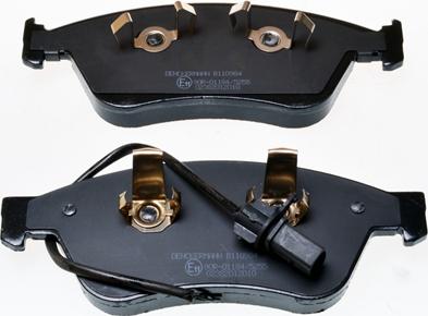 Denckermann B110984 - Brake Pad Set, disc brake autospares.lv