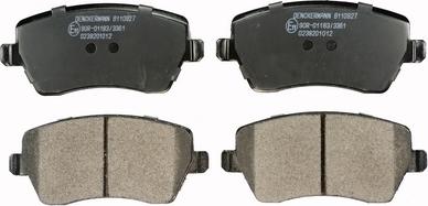 Denckermann B110927 - Brake Pad Set, disc brake autospares.lv