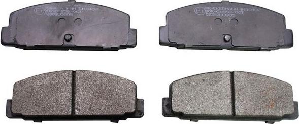 Denckermann B110407 - Brake Pad Set, disc brake autospares.lv