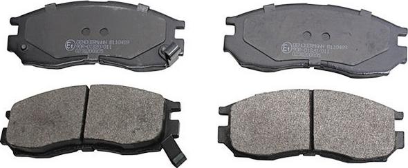 Denckermann B110489 - Brake Pad Set, disc brake autospares.lv