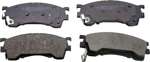 Denckermann B110431 - Brake Pad Set, disc brake autospares.lv