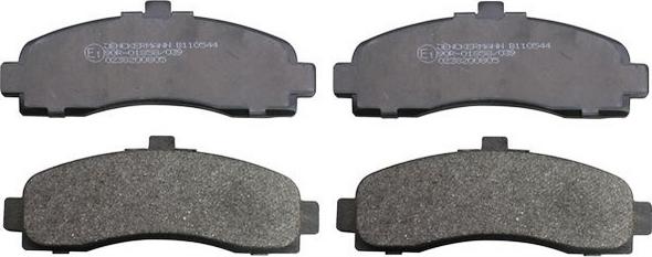 Denckermann B110544 - Brake Pad Set, disc brake autospares.lv