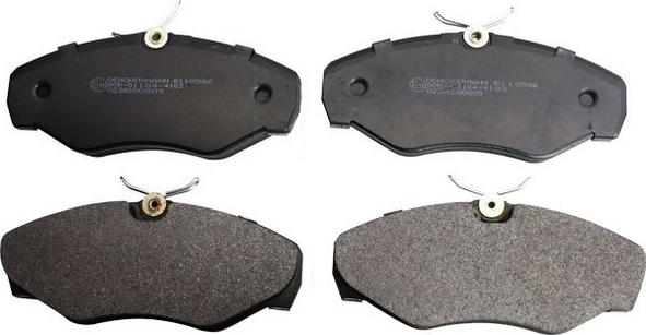 Denckermann B110586 - Brake Pad Set, disc brake autospares.lv