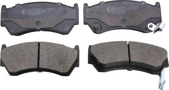 Denckermann B110524 - Brake Pad Set, disc brake autospares.lv