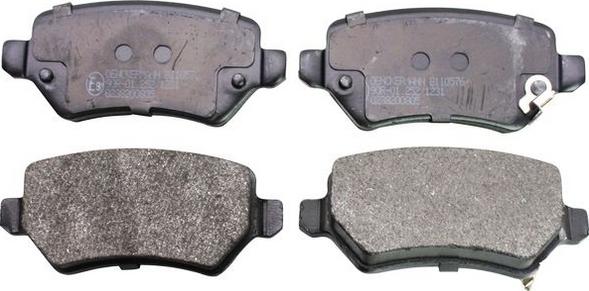 Denckermann B110576 - Brake Pad Set, disc brake autospares.lv