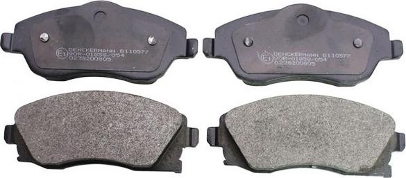 Denckermann B110577 - Brake Pad Set, disc brake autospares.lv