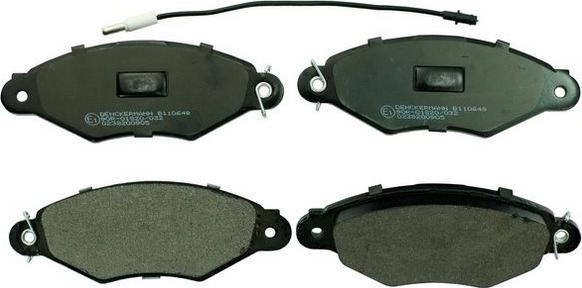 Denckermann B110648 - Brake Pad Set, disc brake autospares.lv