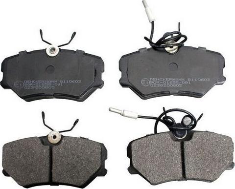 Denckermann B110603 - Brake Pad Set, disc brake autospares.lv