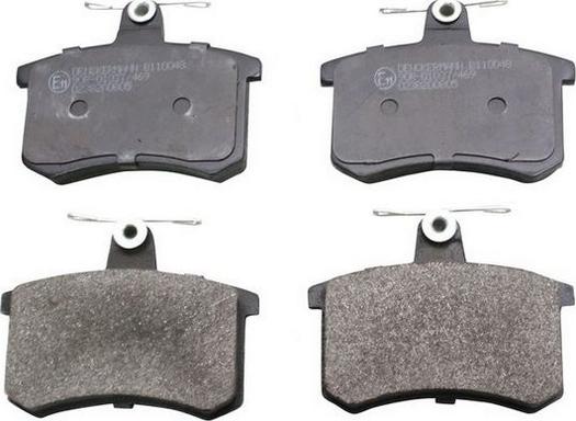 Denckermann B110048 - Brake Pad Set, disc brake autospares.lv