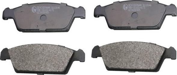 Denckermann B110146 - Brake Pad Set, disc brake autospares.lv