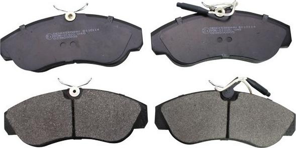 Denckermann B110114 - Brake Pad Set, disc brake autospares.lv