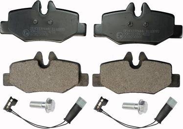 Denckermann B110893 - Brake Pad Set, disc brake autospares.lv