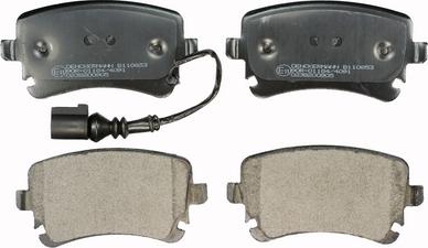 Denckermann B110853 - Brake Pad Set, disc brake autospares.lv