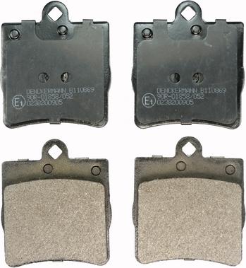 Denckermann B110869 - Brake Pad Set, disc brake autospares.lv