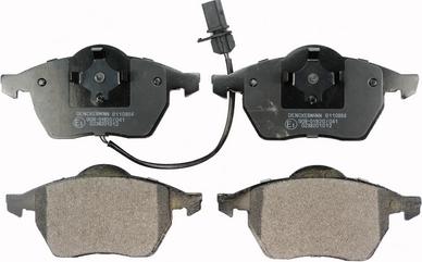 Denckermann B110864 - Brake Pad Set, disc brake autospares.lv