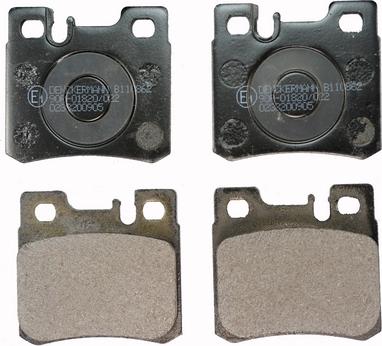 Denckermann B110862 - Brake Pad Set, disc brake autospares.lv