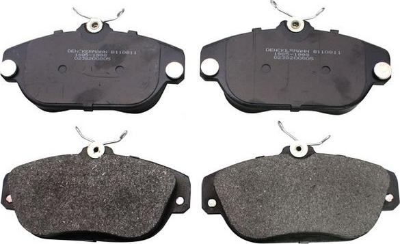 Denckermann B110811 - Brake Pad Set, disc brake autospares.lv