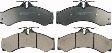 Denckermann B110889 - Brake Pad Set, disc brake autospares.lv