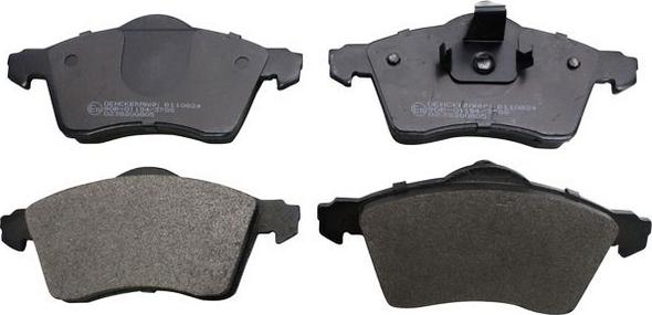 Denckermann B110824 - Brake Pad Set, disc brake autospares.lv