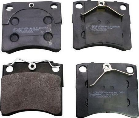 Denckermann B110825 - Brake Pad Set, disc brake autospares.lv