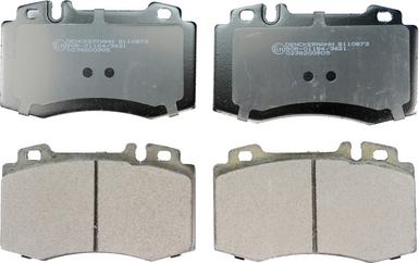 Denckermann B110873 - Brake Pad Set, disc brake autospares.lv