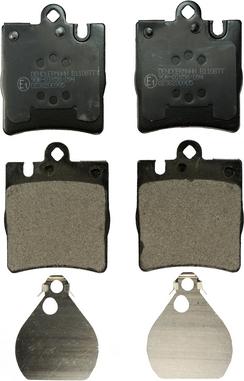 Denckermann B110877 - Brake Pad Set, disc brake autospares.lv