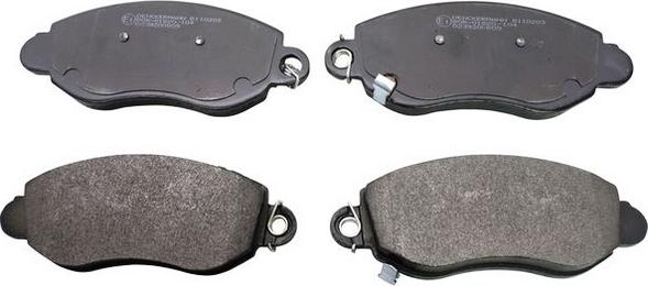 Denckermann B110203 - Brake Pad Set, disc brake autospares.lv