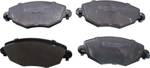 Denckermann B110202 - Brake Pad Set, disc brake autospares.lv