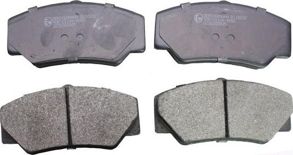 Denckermann B110232 - Brake Pad Set, disc brake autospares.lv