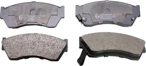 Denckermann B110710 - Brake Pad Set, disc brake autospares.lv